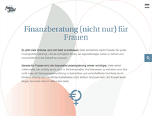 Tablet Screenshot of frau-und-geld.com